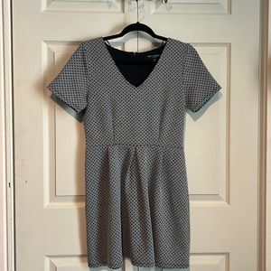 Black and White one clothing Brand Short-sleeve Dress